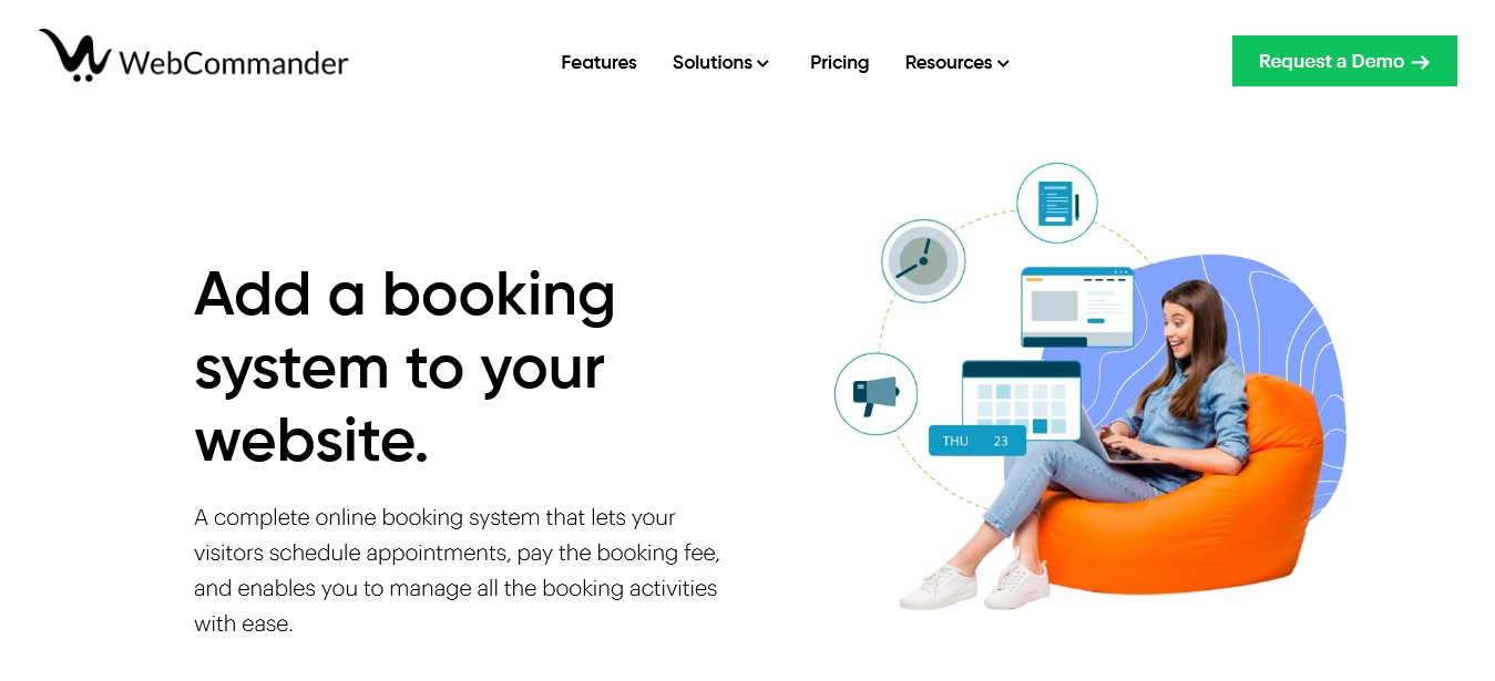 Online Booking System Appointment Scheduling WebCommander