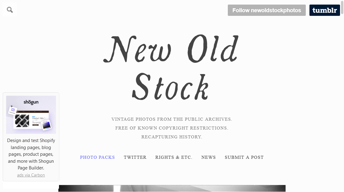 New Old Stock best for vintage stock images