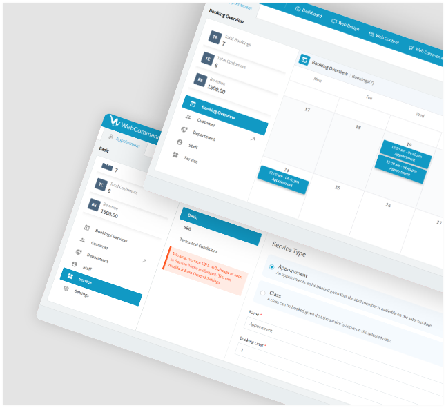 Online Booking Feature