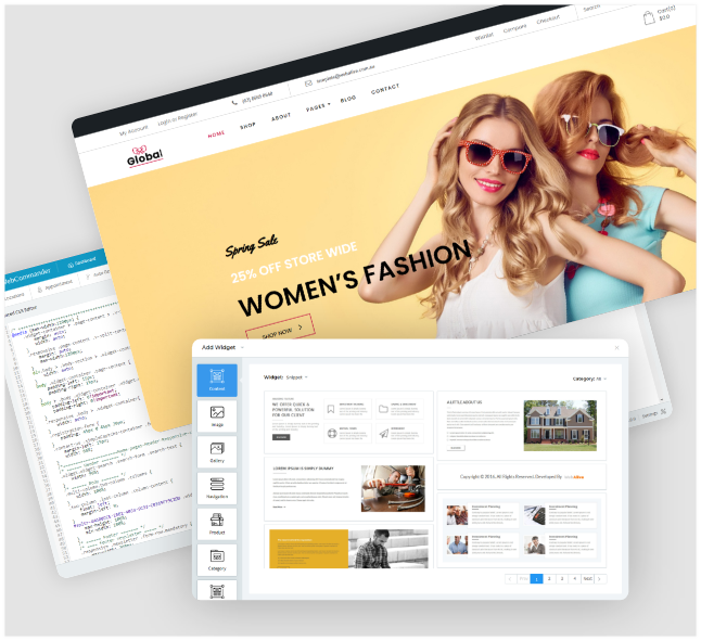 Web-Based
Website Builder